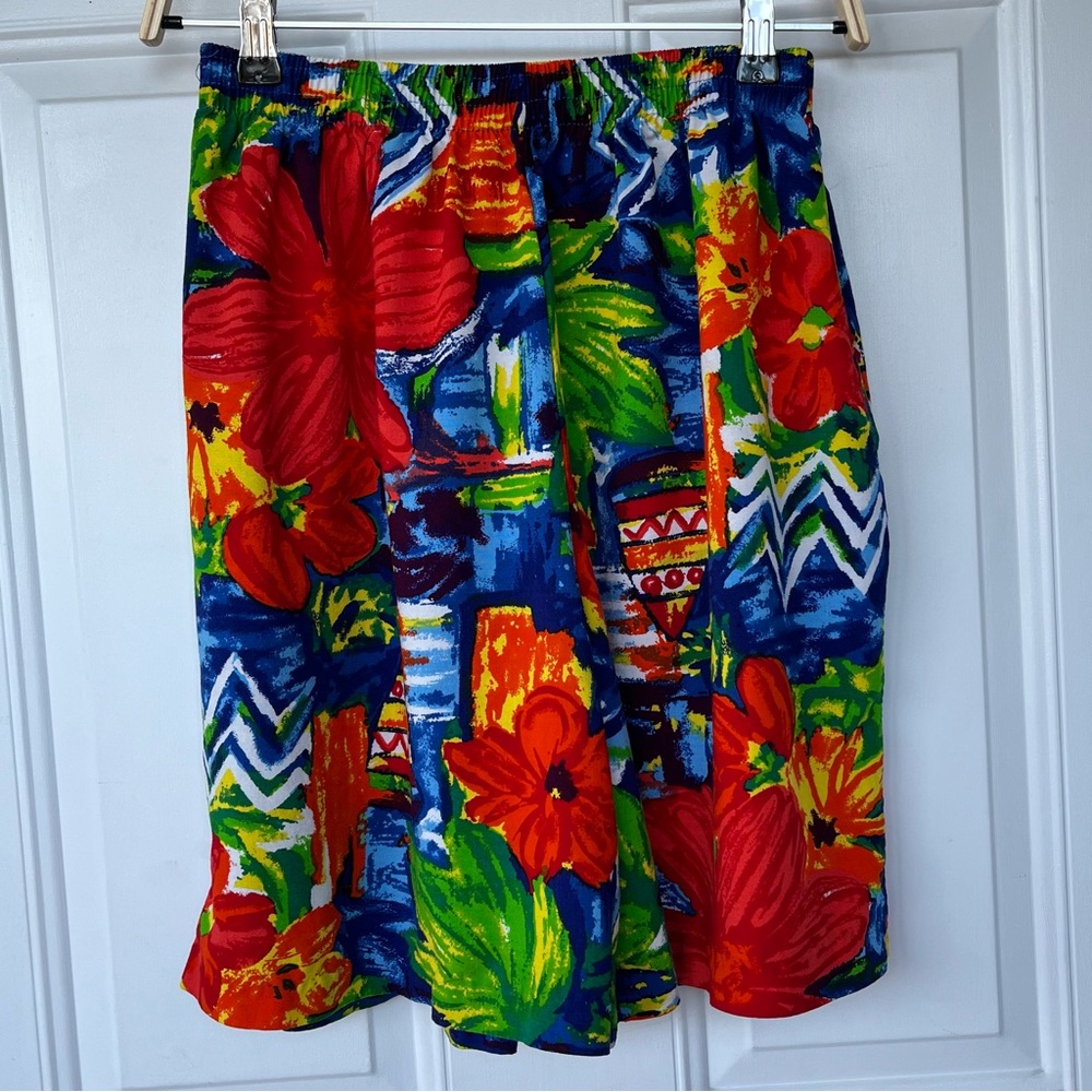•Gepetto• Vintage Pull-On Tropical Shorts - Size Large SOLD